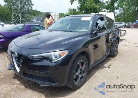 2018 Alfa Romeo Stelvio Sport Awd from USA, damaged, VIN ZASFAKPN0J7B88216